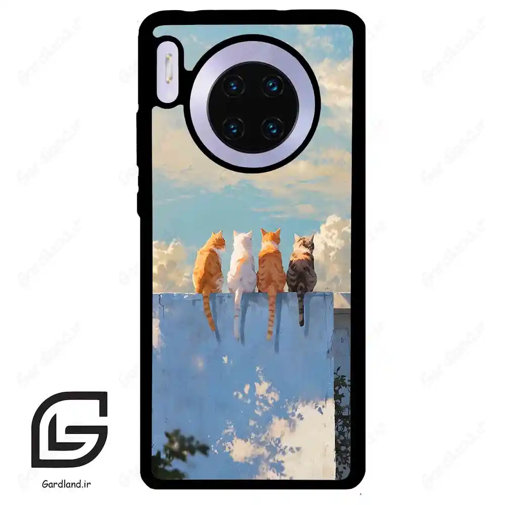 قاب گوشی هوآوی میت 30 (Huawei Mate 30 ) طرح گربه کد 2367