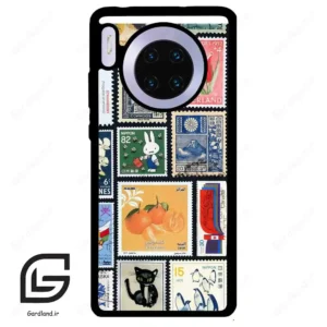 قاب گوشی هوآوی میت 30 (Huawei Mate 30 ) طرح تمبر کد 2603