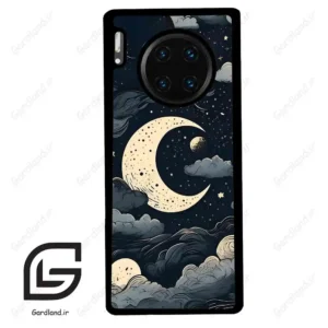 قاب گوشی هوآوی میت 30 پرو (Huawei Mate 30 Pro ) طرح ماه کد 2173