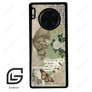 قاب گوشی هوآوی میت 30 پرو (Huawei Mate 30 Pro ) طرح پروانه کد 2244
