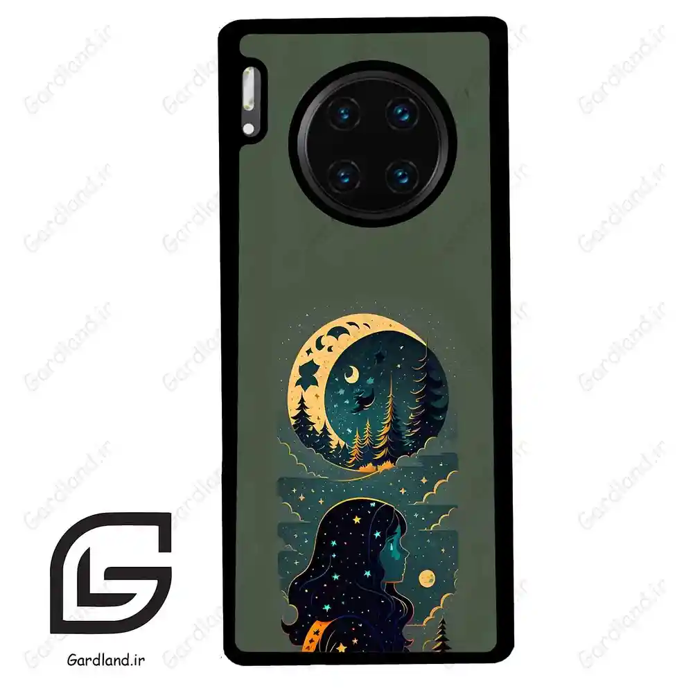 قاب گوشی هوآوی میت 30 پرو (Huawei Mate 30 Pro ) طرح ماه کد 2267