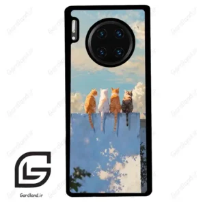 قاب گوشی هوآوی میت 30 پرو (Huawei Mate 30 Pro ) طرح گربه کد 2367