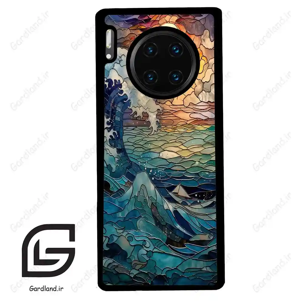 قاب گوشی هوآوی میت 30 پرو (Huawei Mate 30 Pro ) طرح موج کد 2413