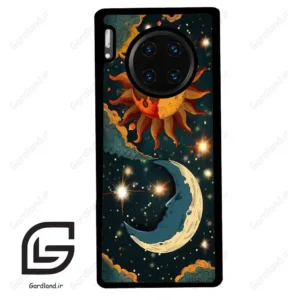 قاب گوشی هوآوی میت 30 پرو (Huawei Mate 30 Pro ) طرح ماه کد 2474