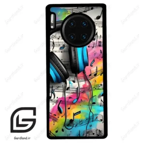 قاب گوشی هوآوی میت 30 پرو (Huawei Mate 30 Pro ) طرح موسیقی کد 2482