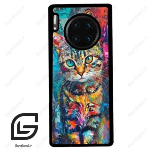 قاب گوشی هوآوی میت 30 پرو (Huawei Mate 30 Pro ) طرح گربه کد 2488