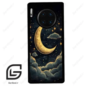 قاب گوشی هوآوی میت 30 پرو (Huawei Mate 30 Pro ) طرح ماه کد 2547