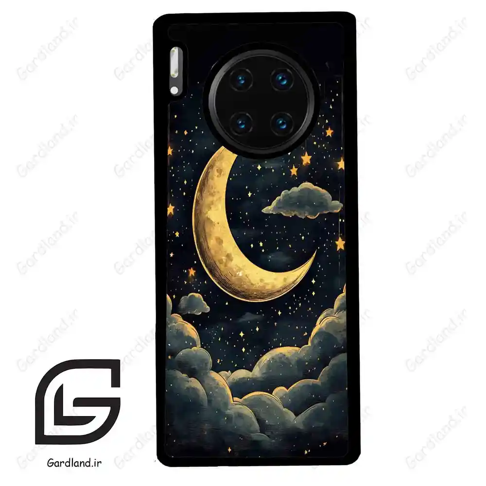 قاب گوشی هوآوی میت 30 پرو (Huawei Mate 30 Pro ) طرح ماه کد 2547