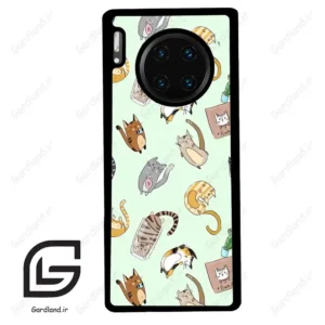 قاب گوشی هوآوی میت 30 پرو (Huawei Mate 30 Pro ) طرح گربه کد 2622