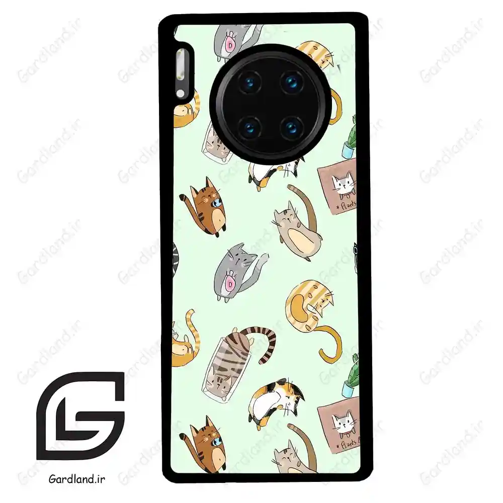 قاب گوشی هوآوی میت 30 پرو (Huawei Mate 30 Pro ) طرح گربه کد 2622