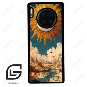 قاب گوشی هوآوی میت 30 پرو (Huawei Mate 30 Pro ) طرح خورشید کد 2694