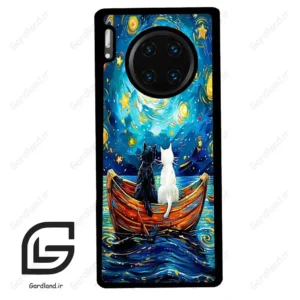 قاب گوشی هوآوی میت 30 پرو (Huawei Mate 30 Pro ) طرح گربه کد 2727