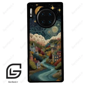 قاب گوشی هوآوی میت 30 پرو (Huawei Mate 30 Pro ) طرح دهکده کد 2736