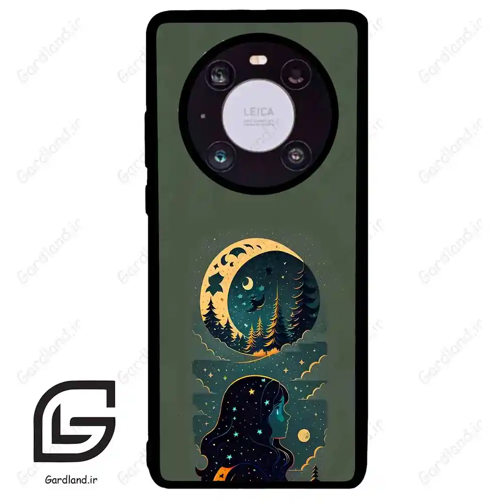 قاب گوشی هوآوی میت 40 (Huawei Mate 40 ) طرح ماه کد 2267