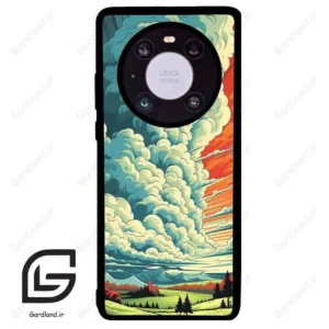 قاب گوشی هوآوی میت 40 (Huawei Mate 40 ) طرح ابرنگی کد 2491