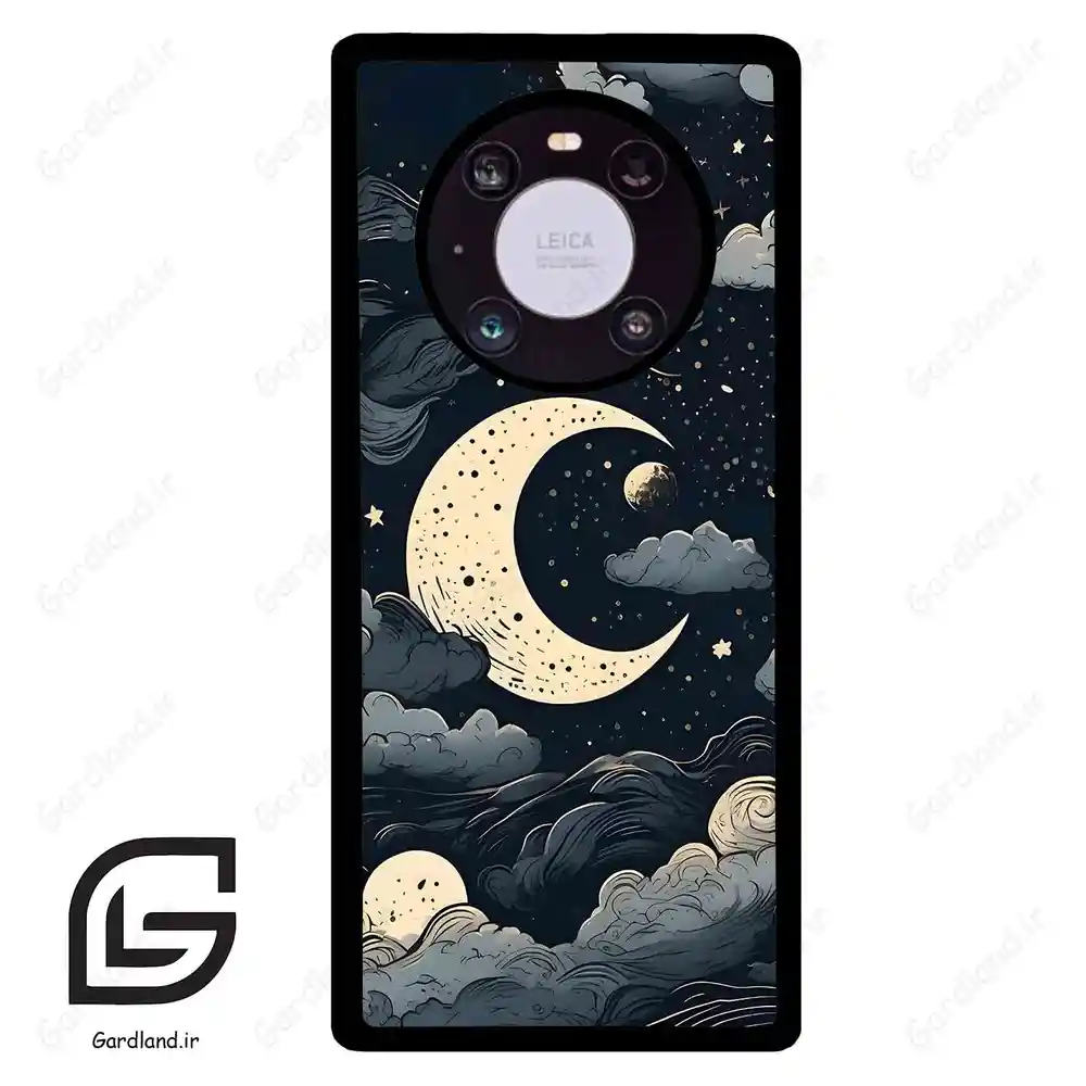 قاب گوشی هوآوی میت 40 پرو (Huawei Mate 40 Pro ) طرح ماه کد 2173