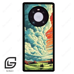 قاب گوشی هوآوی میت 40 پرو (Huawei Mate 40 Pro ) طرح ابرنگی کد 2491