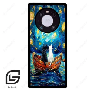 قاب گوشی هوآوی میت 40 پرو (Huawei Mate 40 Pro ) طرح گربه کد 2727