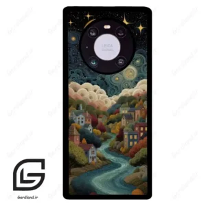 قاب گوشی هوآوی میت 40 پرو (Huawei Mate 40 Pro ) طرح دهکده کد 2736