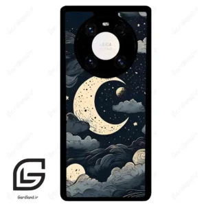 قاب گوشی هوآوی میت 40 پرو پلاس (Huawei Mate 40 Pro Plus ) طرح ماه کد 2173