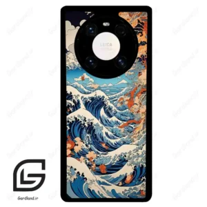 قاب گوشی هوآوی میت 40 پرو پلاس (Huawei Mate 40 Pro Plus ) طرح موج کد 2418