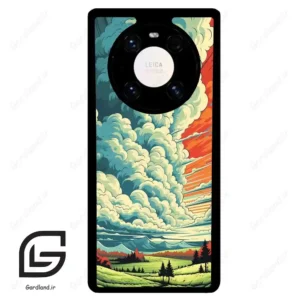 قاب گوشی هوآوی میت 40 پرو پلاس (Huawei Mate 40 Pro Plus ) طرح ابرنگی کد 2491