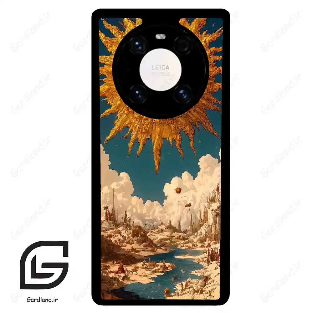 قاب گوشی هوآوی میت 40 پرو پلاس (Huawei Mate 40 Pro Plus ) طرح خورشید کد 2694