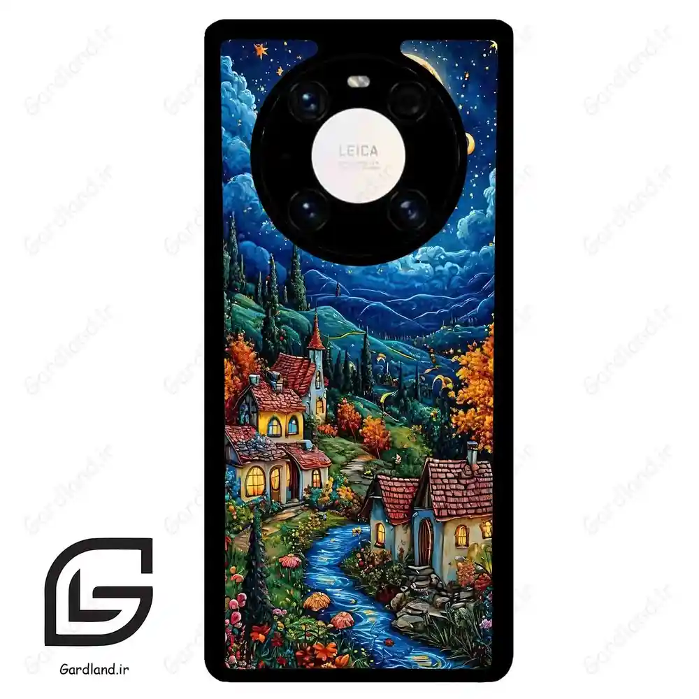 قاب گوشی هوآوی میت 40 پرو پلاس (Huawei Mate 40 Pro Plus ) طرح دهکده کد 2732