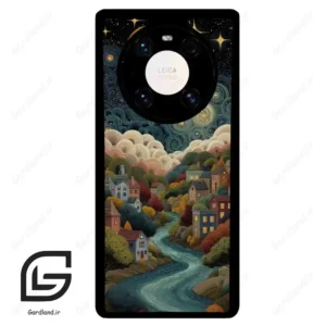 قاب گوشی هوآوی میت 40 پرو پلاس (Huawei Mate 40 Pro Plus ) طرح دهکده کد 2736