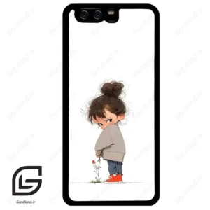 قاب گوشی هوآوی P10 ساده (Huawei P10 ) طرح دخترانه کد 2021