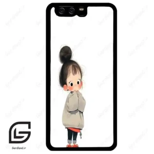 قاب گوشی هوآوی P10 ساده (Huawei P10 ) طرح دخترانه کد 2030