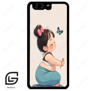 قاب گوشی هوآوی P10 ساده (Huawei P10 ) طرح دخترانه کد 2032