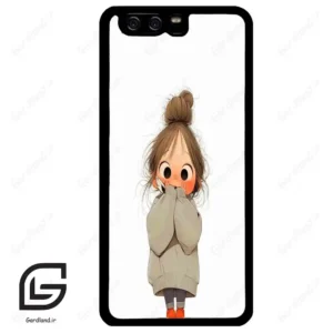 قاب گوشی هوآوی P10 ساده (Huawei P10 ) طرح دخترانه کد 2054