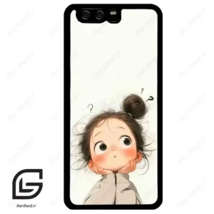 قاب گوشی هوآوی P10 ساده (Huawei P10 ) طرح دخترانه کد 2056