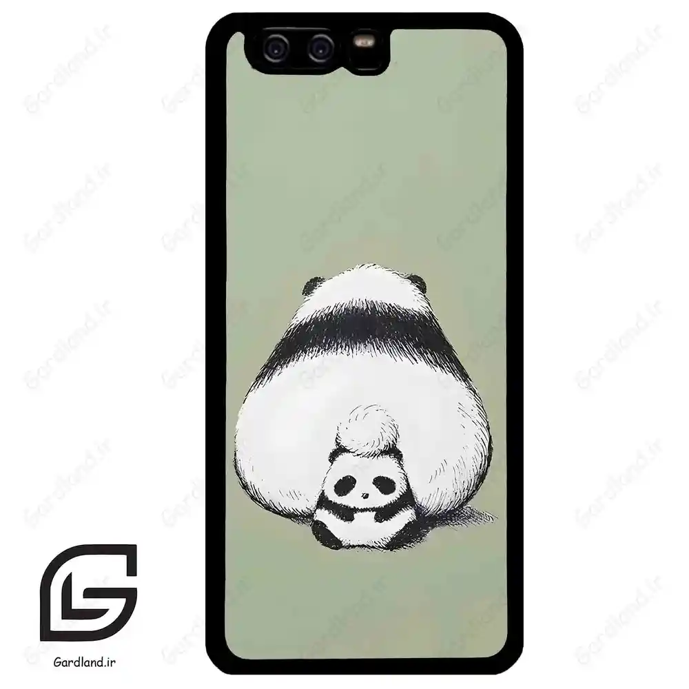 قاب گوشی هوآوی P10 ساده (Huawei P10 ) طرح پاندا کد 2064