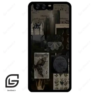 قاب گوشی هوآوی P10 ساده (Huawei P10 ) طرح پروانه کد 2096
