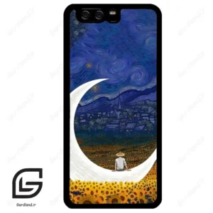 قاب گوشی هوآوی P10 ساده (Huawei P10 ) طرح ماه کد 2125