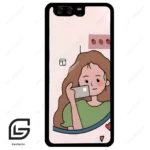 قاب گوشی هوآوی P10 ساده (Huawei P10 ) طرح دخترانه کد 2141