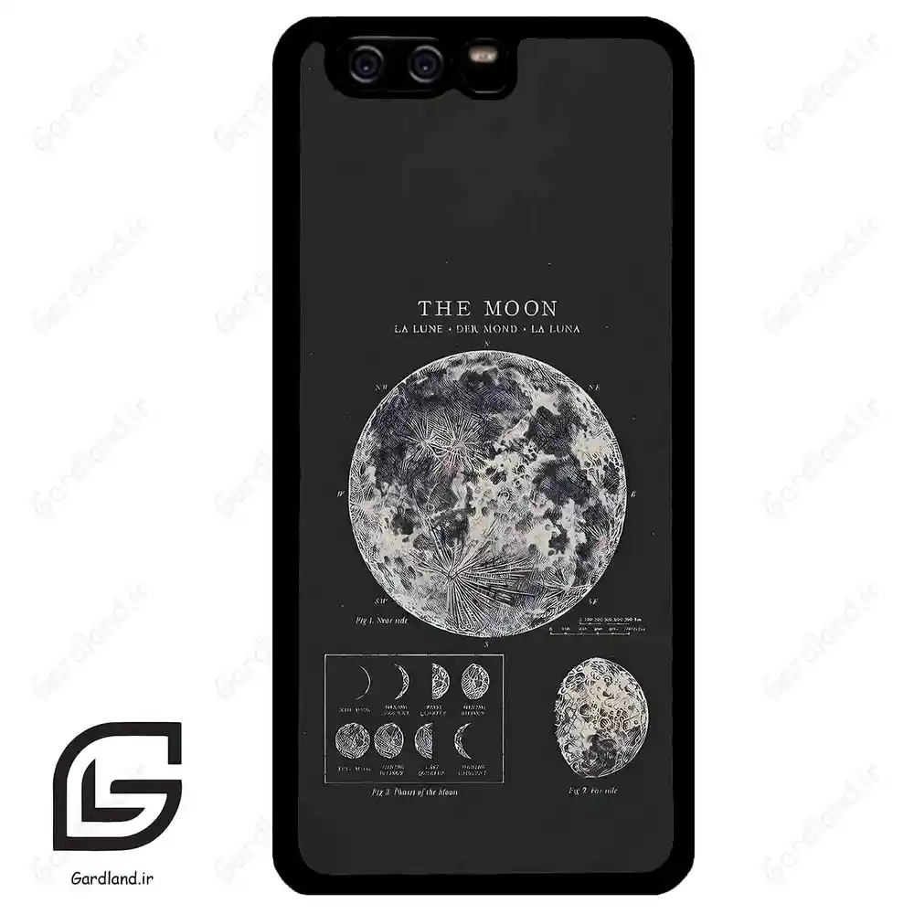 قاب گوشی هوآوی P10 ساده (Huawei P10 ) طرح ماه کد 2175