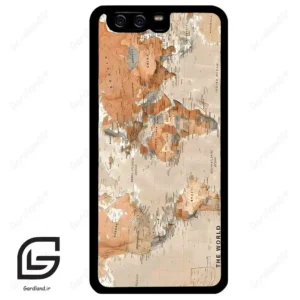 قاب گوشی هوآوی P10 ساده (Huawei P10 ) طرح نقشه کد 2187