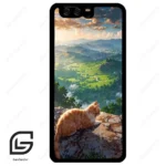 قاب گوشی هوآوی P10 ساده (Huawei P10 ) طرح گربه کد 2203