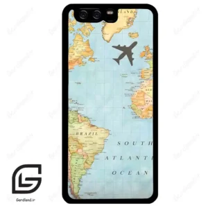 قاب گوشی هوآوی P10 ساده (Huawei P10 ) طرح نقشه کد 2243