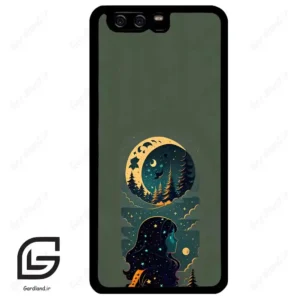 قاب گوشی هوآوی P10 ساده (Huawei P10 ) طرح ماه کد 2267