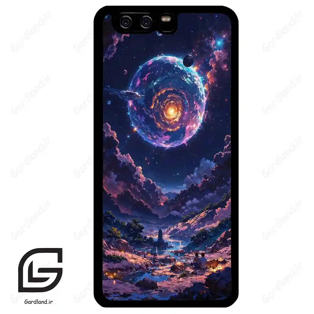 قاب گوشی هوآوی P10 ساده (Huawei P10 ) طرح ماه کد 2344