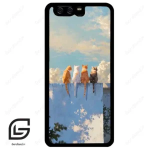 قاب گوشی هوآوی P10 ساده (Huawei P10 ) طرح گربه کد 2367