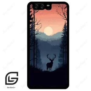 قاب گوشی هوآوی P10 ساده (Huawei P10 ) طرح گوزن کد 2406