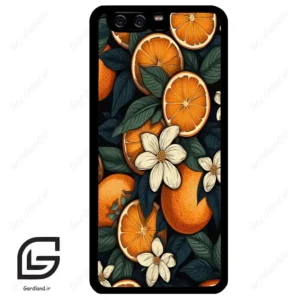 قاب گوشی هوآوی P10 ساده (Huawei P10 ) طرح پرتقالی کد 2423