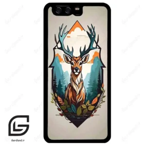 قاب گوشی هوآوی P10 ساده (Huawei P10 ) طرح گوزن کد 2429