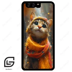 قاب گوشی هوآوی P10 ساده (Huawei P10 ) طرح گربه کد 2440