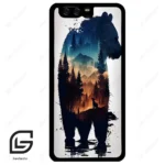 قاب گوشی هوآوی P10 ساده (Huawei P10 ) طرح خرس کد 2449